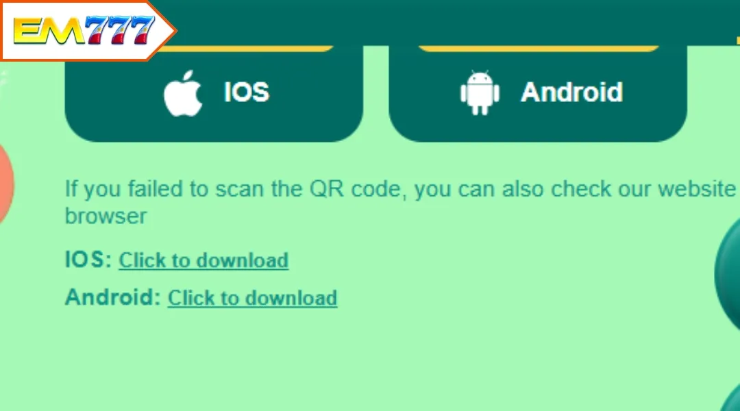 Downloading the EM777 application for iOS operating system is extremely simple