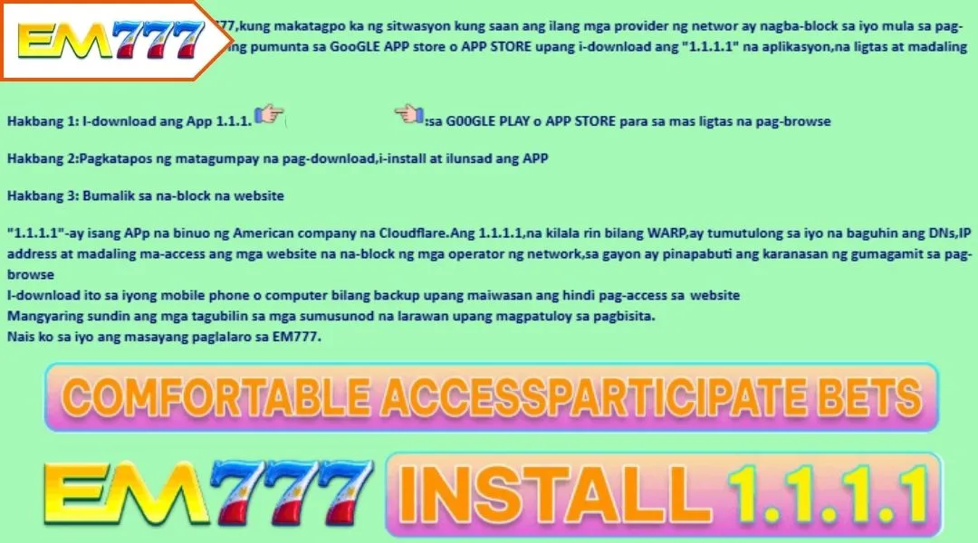 Guide to Download 1.1.1.1 on phones and computers
