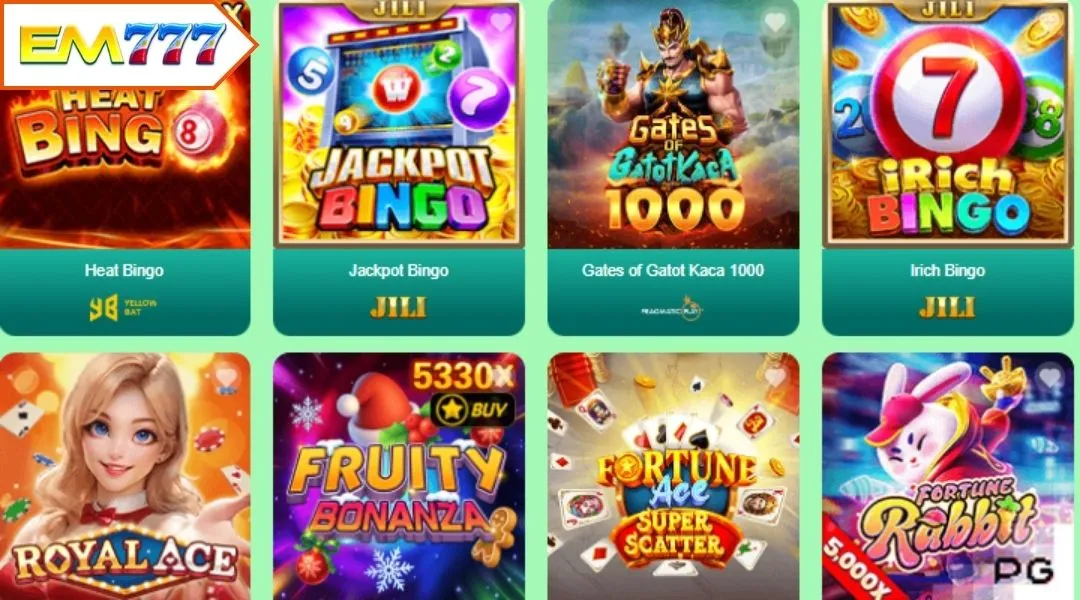 Highlights when experiencing EM777 Slots