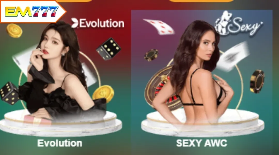 Live Casino - One of the most loved game halls at EM777